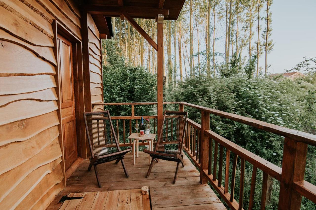 Bonita Cabana De Los Arboles En La Rioja , Durmiendo Entre Arboles Anguciana エクステリア 写真
